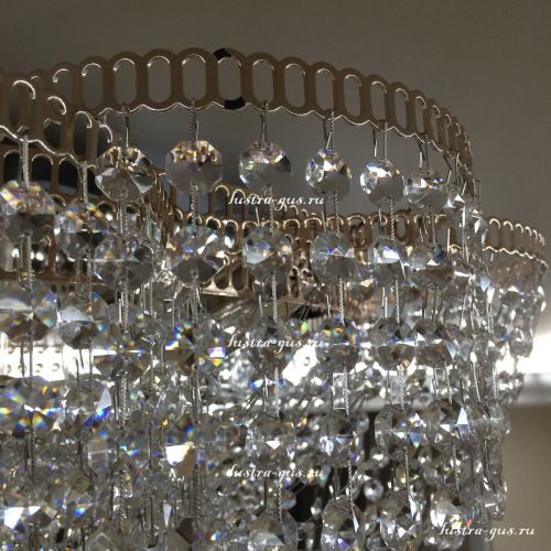 Люстра Лотос Василиса 6 ламп в Симферополе Гусь Хрустальный