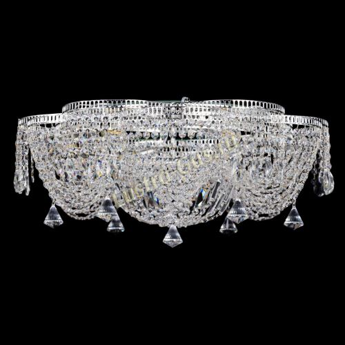 Люстра Лотос Журавлик с конусами в Симферополе Гусь Хрустальный