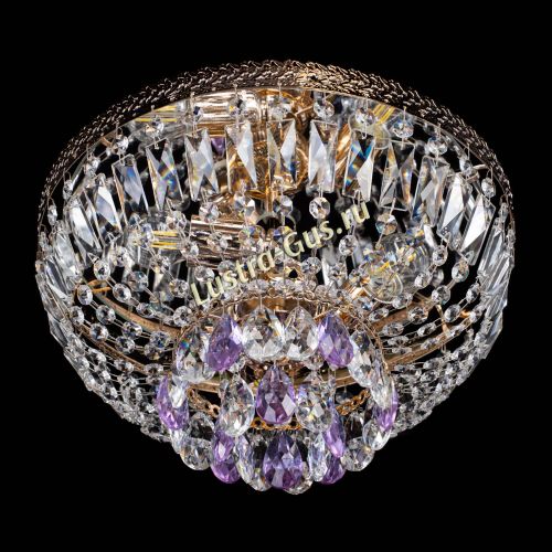 Люстра Милан Астра №3 фиолетовая в Симферополе Гусь Хрустальный