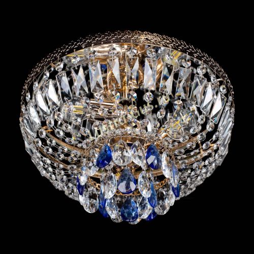 Люстра Милан Астра №3 синяя в Симферополе Гусь Хрустальный