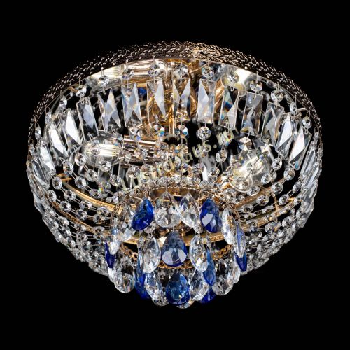 Люстра Милан Астра №3 синяя в Симферополе Гусь Хрустальный