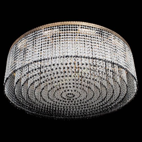 Люстра Милан капель №12 черная в Симферополе Гусь Хрустальный