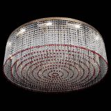 Люстра Милан капель №12 красная в Симферополе