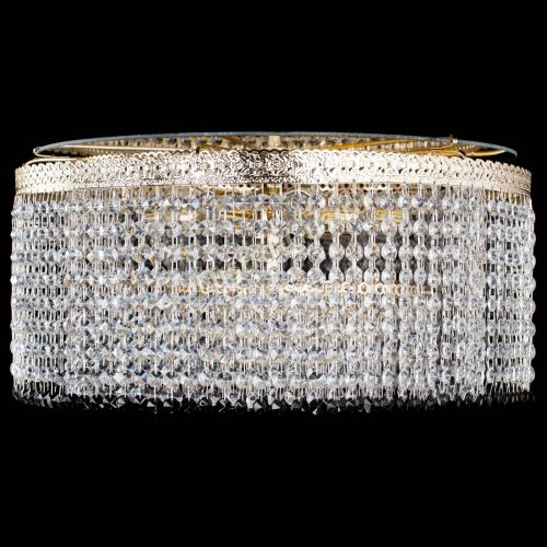 Люстра Милан капель оптикон Черная в Симферополе Гусь Хрустальный