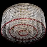 Люстра Милан капель оптикон Красная в Симферополе