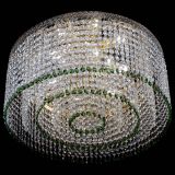 Люстра Милан капель оптикон Зеленая в Симферополе