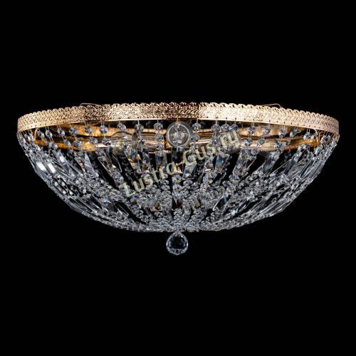 Люстра Милан Купол с пластинками №6 в Симферополе Гусь Хрустальный