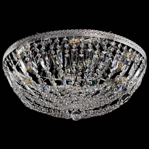 Люстра Милан Купол с пластинками №6 в Симферополе Гусь Хрустальный