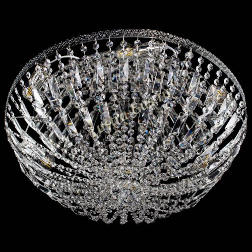 Люстра Милан Купол с пластинками №6 в Симферополе Гусь Хрустальный