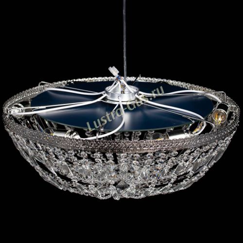 Люстра Милан Купол с пластинками №6 в Симферополе Гусь Хрустальный