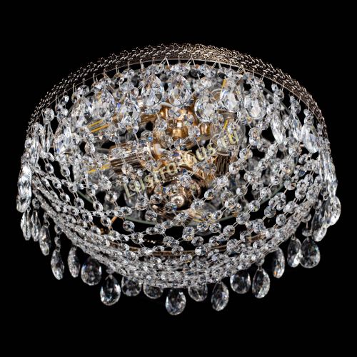 Люстра Милан Сетка с журавликами в Симферополе Гусь Хрустальный