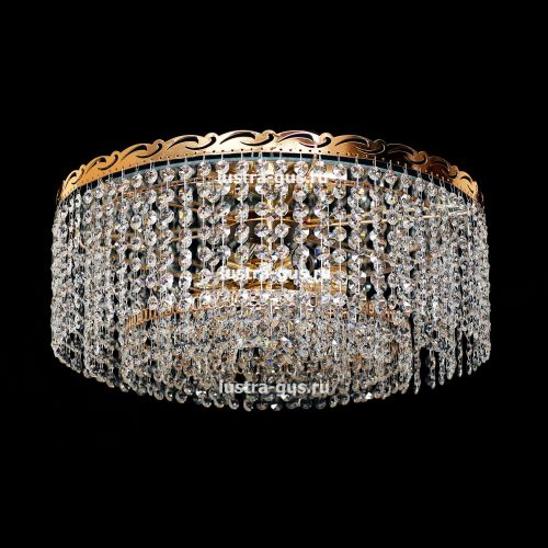 Люстра Капель обтикон 5 ламп в Симферополе Гусь Хрустальный