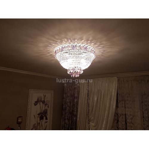 Люстра Катерина дубик цветная в Симферополе Гусь Хрустальный