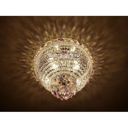 Люстра Катерина дубик цветная в Симферополе Гусь Хрустальный