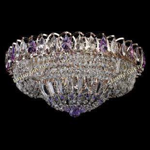  Люстра Кольцо Классика фиолетовая