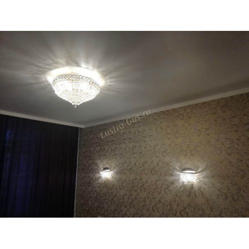 Люстра Кольцо пирамида шар 30 мм в Симферополе Гусь Хрустальный