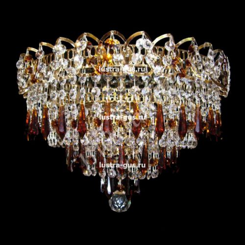 Люстра Крокус большой карандаш цветная  в Симферополе Гусь Хрустальный