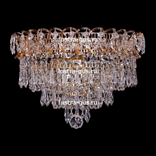 Люстра Крокус 3 лампы карандаш большой в Симферополе Гусь Хрустальный