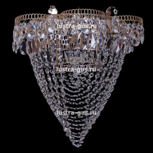 Люстра Ромашка с зеркалом водоворот в Симферополе Гусь Хрустальный