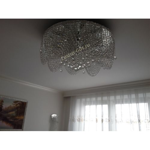 Люстра Виктория шар большая в Симферополе Гусь Хрустальный