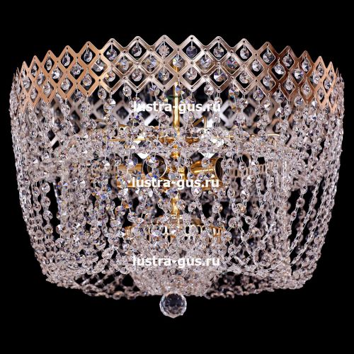 Люстра Водопад корона № 3 в Симферополе Гусь Хрустальный