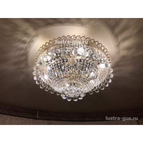 Люстра Водопад шар в Симферополе Гусь Хрустальный