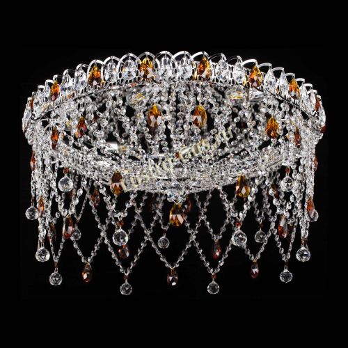 Люстра Паутинка чайная в Симферополе Гусь Хрустальный