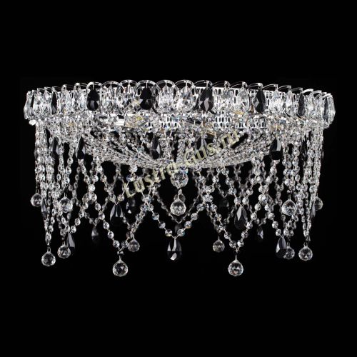 Люстра Паутинка черная в Симферополе Гусь Хрустальный