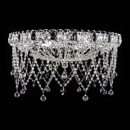 Люстра Паутинка черная в Симферополе Гусь Хрустальный