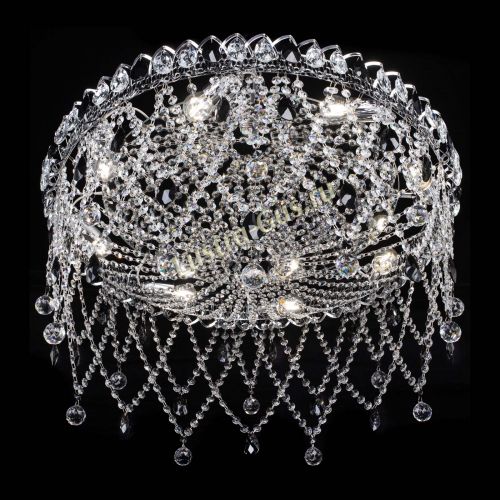 Люстра Паутинка черная в Симферополе Гусь Хрустальный