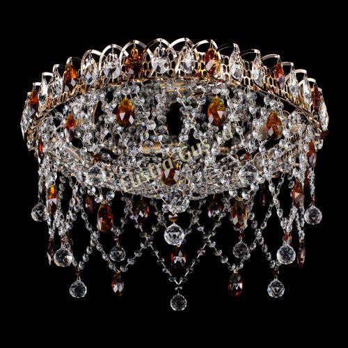 Люстра Паутинка чайная в Симферополе Гусь Хрустальный