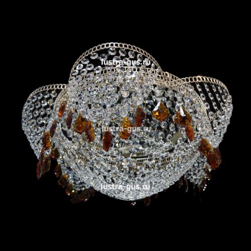 Люстра Вектор Подсолнух цветная в Симферополе Гусь Хрустальный