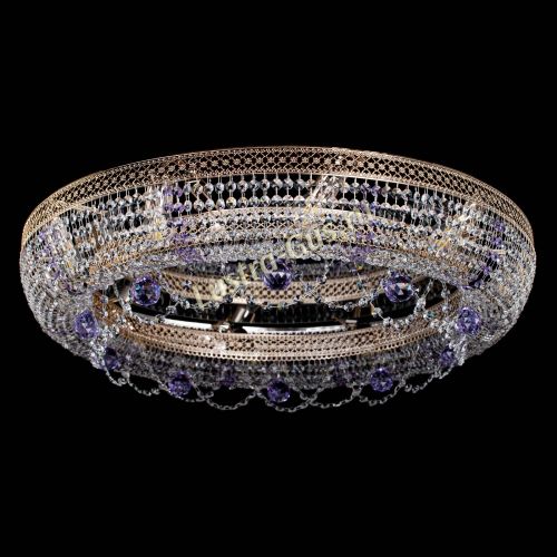 Люстра Снежинка Венеция №10 фиолетовая в Симферополе Гусь Хрустальный