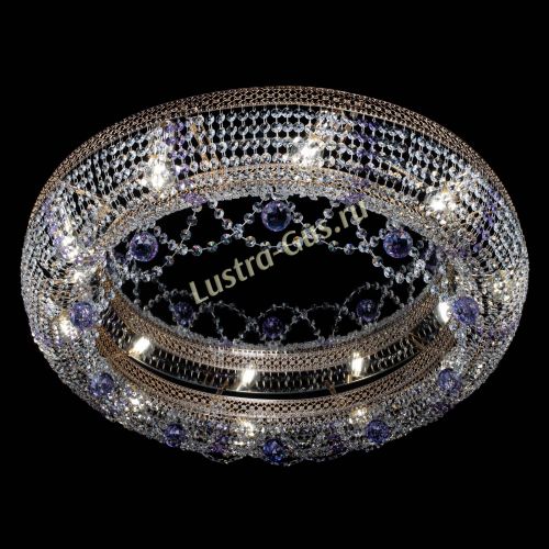 Люстра Снежинка Венеция №10 фиолетовая в Симферополе Гусь Хрустальный