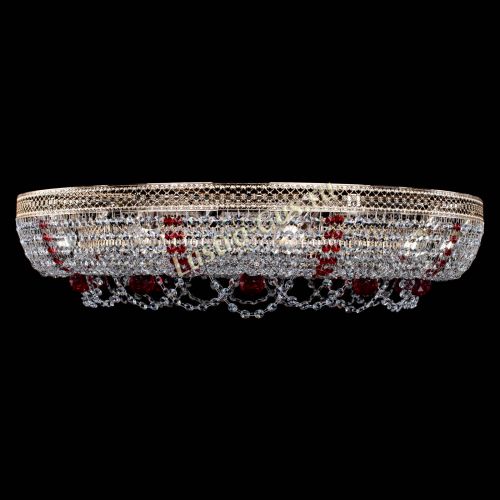 Люстра Снежинка Венеция №10 красная в Симферополе Гусь Хрустальный