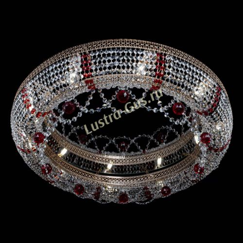 Люстра Снежинка Венеция №10 красная в Симферополе Гусь Хрустальный