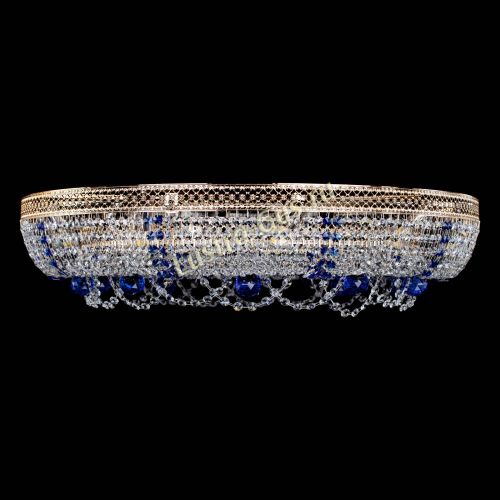 Люстра Снежинка Венеция №10 синяя в Симферополе Гусь Хрустальный