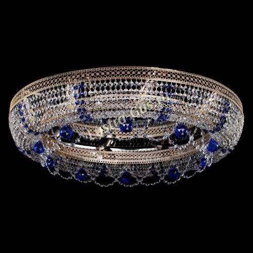 Люстра Снежинка Венеция №10 синяя в Симферополе Гусь Хрустальный