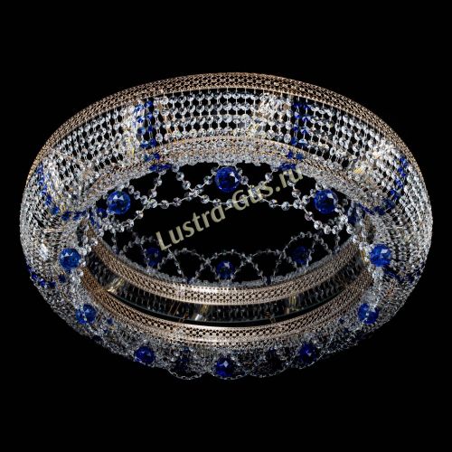 Люстра Снежинка Венеция №10 синяя в Симферополе Гусь Хрустальный