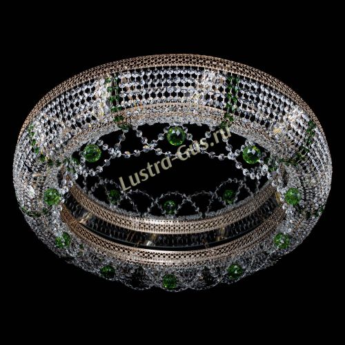 Люстра Снежинка Венеция №10 зеленая в Симферополе Гусь Хрустальный