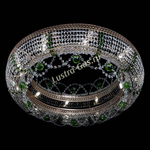 Люстра Снежинка Венеция №10 зеленая в Симферополе Гусь Хрустальный