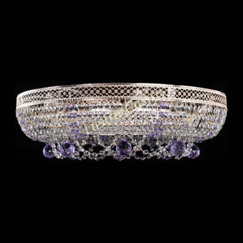 Люстра Снежинка Венеция №8 фиолетовая в Симферополе Гусь Хрустальный