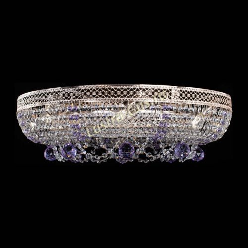 Люстра Снежинка Венеция №8 фиолетовая в Симферополе Гусь Хрустальный