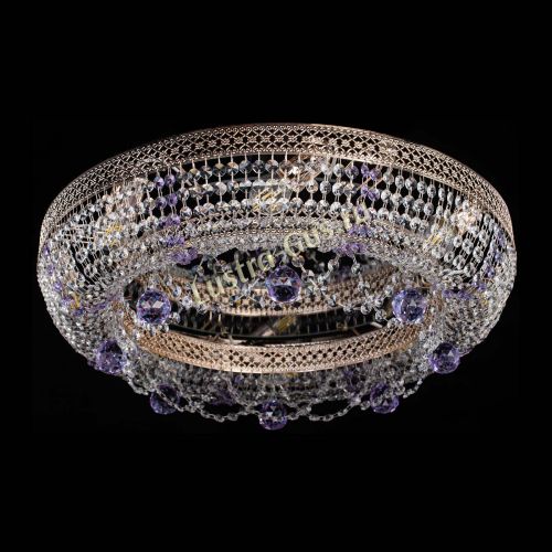 Люстра Снежинка Венеция №8 фиолетовая в Симферополе Гусь Хрустальный