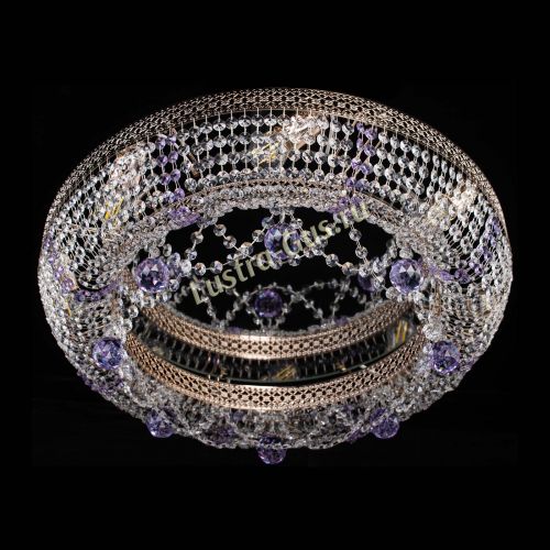 Люстра Снежинка Венеция №8 фиолетовая в Симферополе Гусь Хрустальный