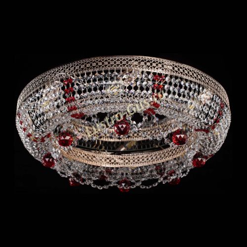Люстра Снежинка Венеция №8 красная в Симферополе Гусь Хрустальный