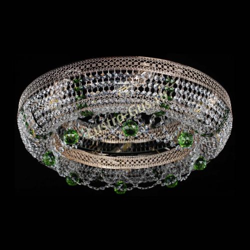 Люстра Снежинка Венеция №8 зеленая в Симферополе Гусь Хрустальный
