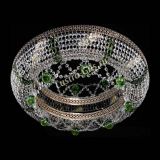 Люстра Снежинка Венеция №8 зеленая в Симферополе