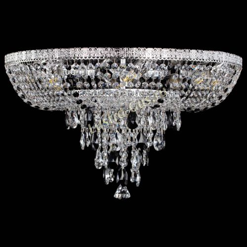 Люстра Токката Пирамида журавлик черная в Симферополе Гусь Хрустальный