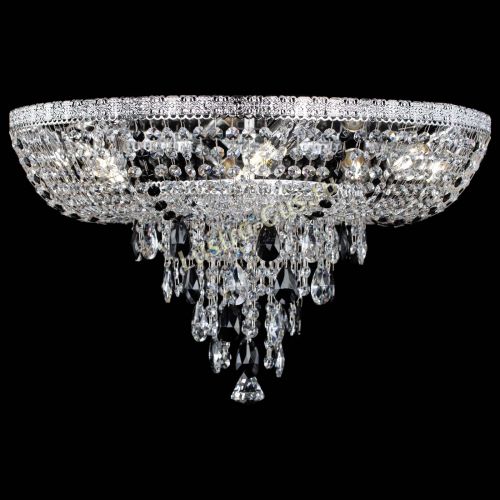 Люстра Токката Пирамида журавлик черная в Симферополе Гусь Хрустальный